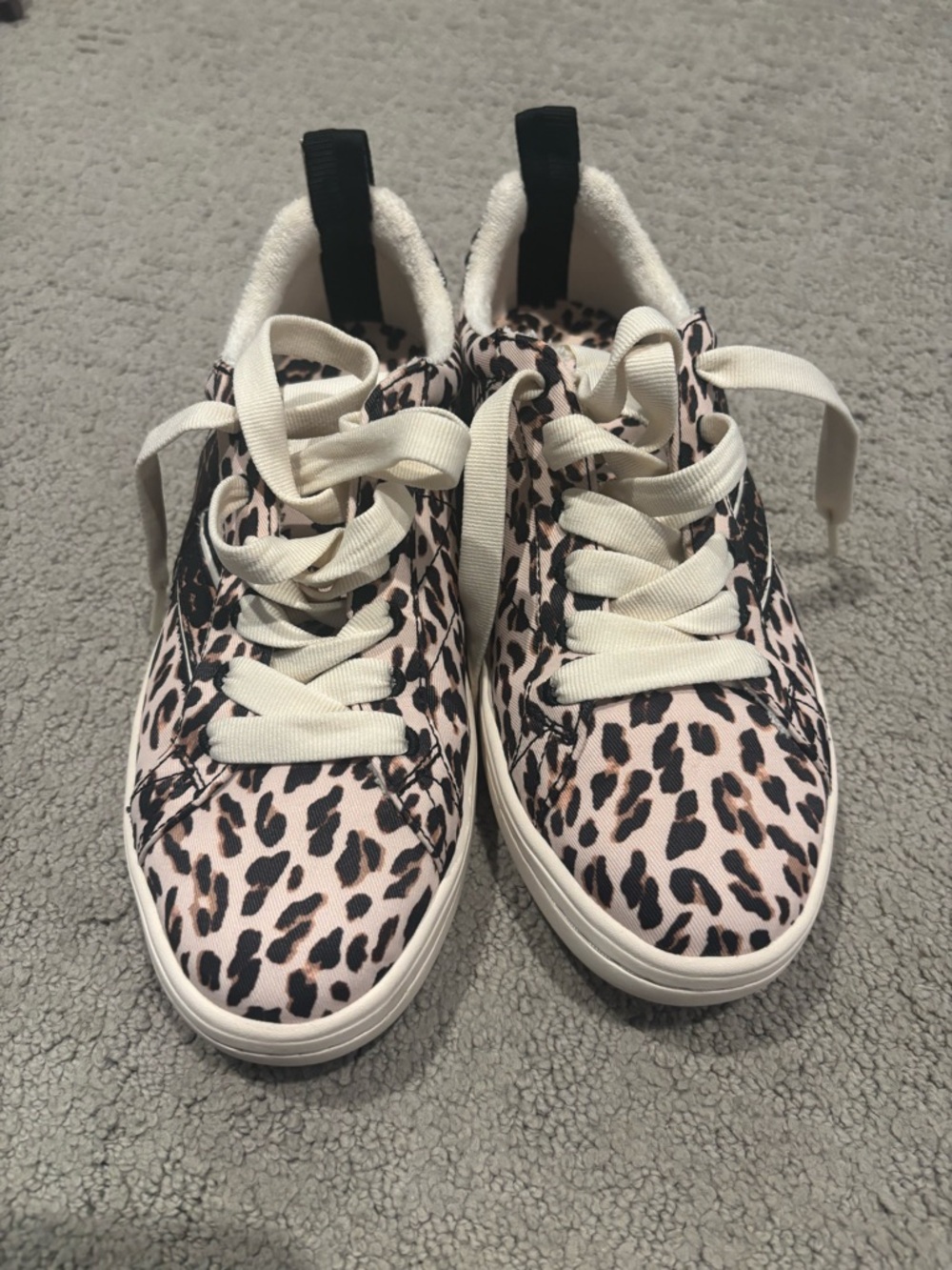 kate spade Leopard Print Pink and Black Low-Top Sneakers